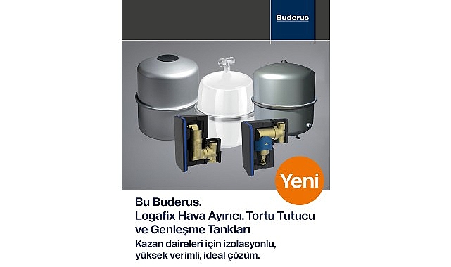 Buderus Isıtma Sistemleri Ürün Gamını Yeni Isıtma Yan Ekipmanları ile Genişletiyor Isıtma sistemleri alanında bütüncül çözümler sunan Buderus, ürün gamını hava