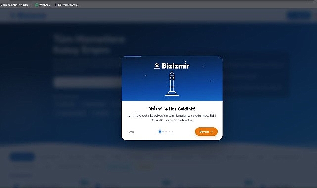 Büyükşehir’in dijital hizmet platformu Bizİzmir yenilendi İzmir Büyükşehir Belediyesi’nin dijital hizmet platformu Bizİzmir, yeni özellikleriyle hizmete
