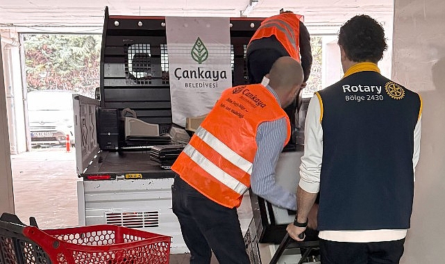 Çankaya’da Dünya Elektronik Atık Günü’nde Geri Dönüşüme Destek Çankaya Belediyesi, Dünya Elektronik Atık Günü kapsamında Yenimahalle Rotary Kulübü