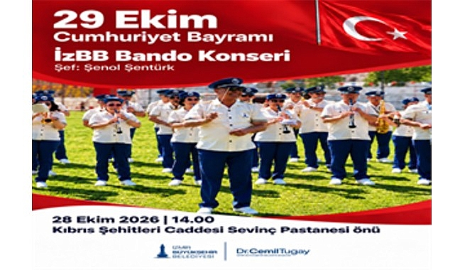 Cumhuriyet Bayramı coşkusu İzmir’e yayılacak İzmir, Cumhuriyet’in 103’üncü yıl dönümünü fener alayı, havai fişek gösterileri
