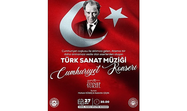 Gemlik Belediyesi, Cumhuriyet’in 103. yıl dönümü dolayısıyla 25-29 Ekim tarihleri