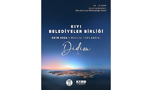 Didim Belediyesi, Kıyı Belediyeler Birliğinin 30 Ekim–1 Kasım 2026 tarihleri