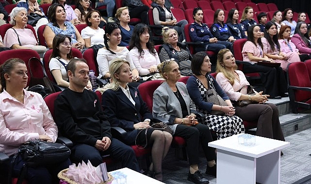 Didim Belediyesi tarafından Meme Kanseri Farkındalık Ayı kapsamında düzenlenen farkındalık