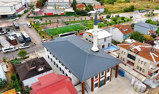 Gazze Şehitleri Camii’ne Büyükşehir’den güçlü destek Kocaeli Büyükşehir Belediyesi, Başiskele Vezirçiftliği Mahallesi’nde yapımı devam eden Gazze