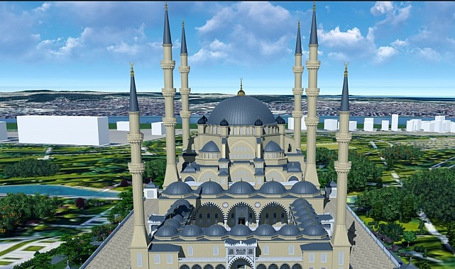 Gebze Millet Bahçesi Camii’nde tempo yüksek Kocaeli Büyükşehir Belediyesi’nin Gebze Millet Bahçesi’ne kazandıracağı yeni cami projesinde