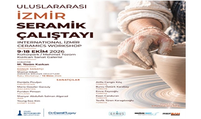 İzmir’de uluslararası seramik buluşması İzmir, 9-18 Ekim’de düzenlenecek Uluslararası İzmir Seramik Çalıştayı ile dünyanın