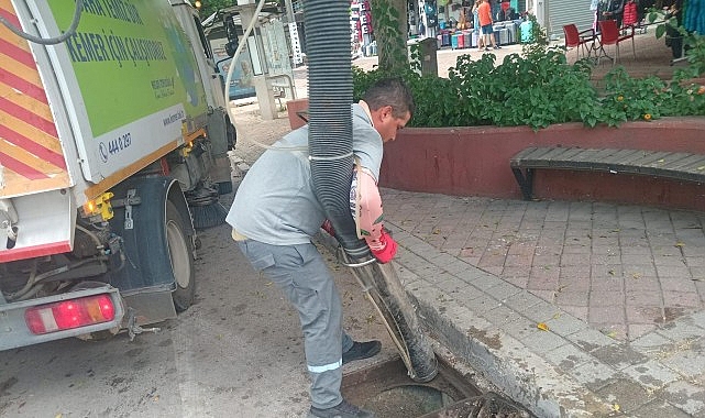 Kemer Belediyesi, kış aylarında yaşanabilecek su taşkınları ve olumsuzlukların önüne