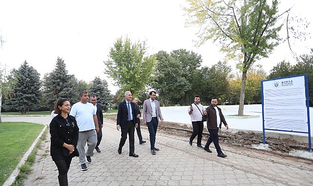 İnegöl Belediyesi’nin talebi üzerine Hikmet Şahin Kültür Parkında yeni bir