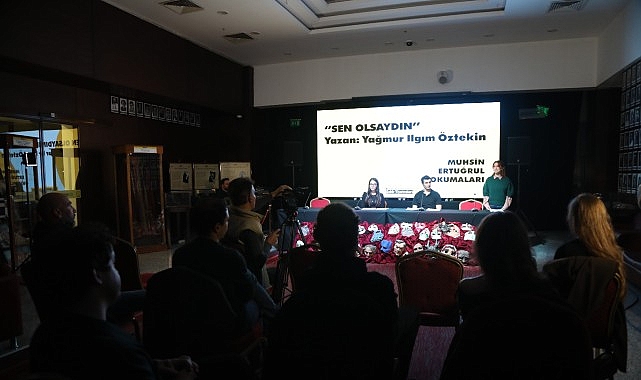 Muhsin Ertuğrul Okumalarının son konuğu Yağmur Ilgım Öztekin’in “Sen Olsaydın” oyunu oldu İstanbul Büyükşehir Belediyesi Şehir Tiyatroları, 18-35 yaş arası genç oyun