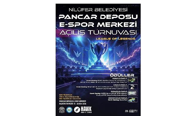 Nilüfer’in yeni e-spor merkezi kapılarını ödüllü turnuvayla açıyor Nilüfer Belediyesi Pancar Deposu E-Spor Merkezi’nin açılışı ödüllü League of