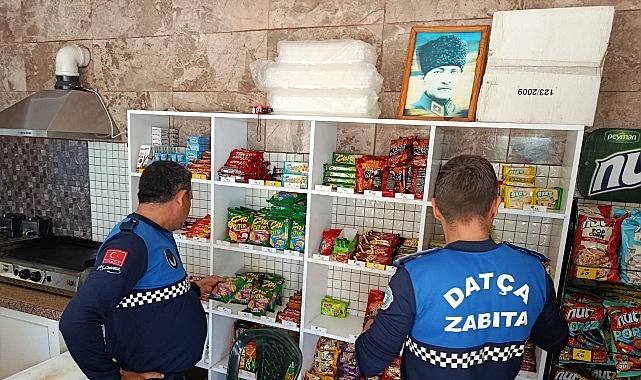 Öğrencilerin sağlığı için Datça’daki okul kantinlerinde kapsamlı denetim yapıldı. Denetinde,