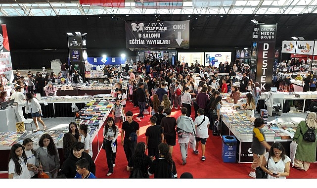 Antalya Büyükşehir Belediyesi tarafından düzenlenen 16. Antalya Kitap Fuarı, bu