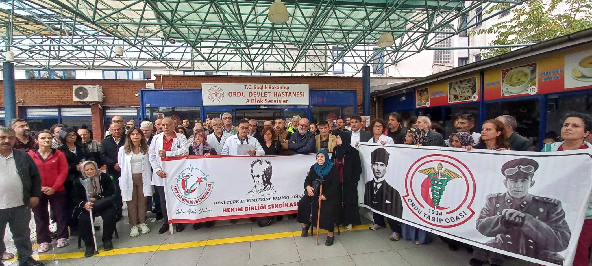 Ordu Tabip Odası ve Hekim Birliği’nden ortak açıklama: Ordu Devlet Hastanesi korunsun Ordu Tabip Odası ile Hekim Birliği Sendikası, Ordu Devlet Hastanesi’nde