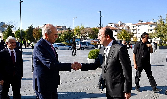 Türkiye Büyük Millet Meclisi Başkanı Numan Kurtulmuş, Konya Büyükşehir Belediye