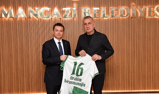 TFF Başkanı’ndan Başkan Erkan Aydın’a Ziyaret Türkiye Futbol Federasyonu (TFF) Başkanı İbrahim Hacıosmanoğlu, A Milli Futbol
