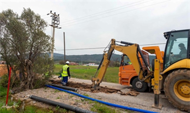 Urla’nın su altyapısına 155 milyon liralık yatırım İzmir Büyükşehir Belediyesi İZSU Genel Müdürlüğü, Urla’da biri 100 milyon