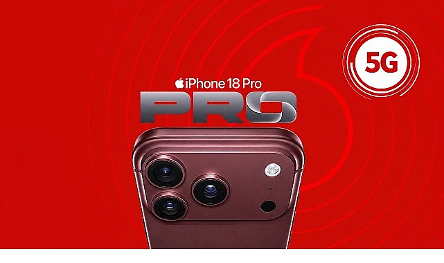 Vodafone’dan Müşterilerine %10’a Varan iPhone 18 Pro İndirimi Türkiye’nin dijitalleşmesine liderlik etme vizyonuyla faaliyet gösteren Vodafone, müşterilerinin 5G